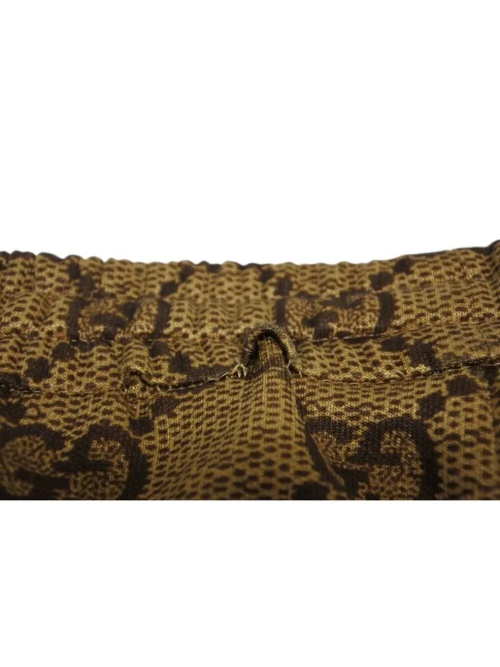 Gucci Pants GG Supreme Jogger Beige Brown XS